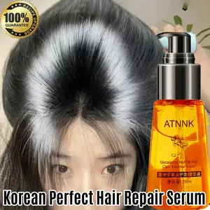 ATNNK Korean Perfect Hair Repair Serum/Vitamin Rambut Rontok Essential Oil 70 MLHair Repair Serum/ Rambut Sehat Berkilau Ellips 100% ORIGINAL PRODUCT
