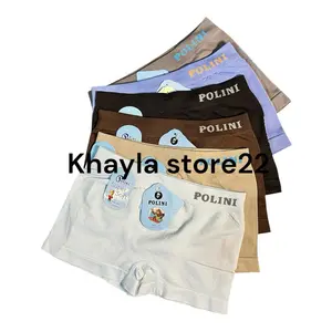( 3 pcs,6 pcs ) POLINI Celana dalam boxer anak laki-laki usia 3-10tahun 7759 bahan ELASTIS, HALUS Fashion