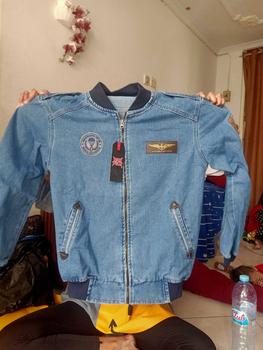 Product Review of JAKET BOMBER MODEL  BORDIRAN SIMPLE VARIAN WARNA BIRU TUA & BIRU MUDA Denim Jeans Nyaman Panjang Pria Top Distro Keren Atasan Casual from R**y S**g M**n 0
