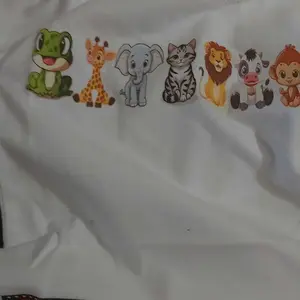 Gasba setelan anak motif hewan kaos combed