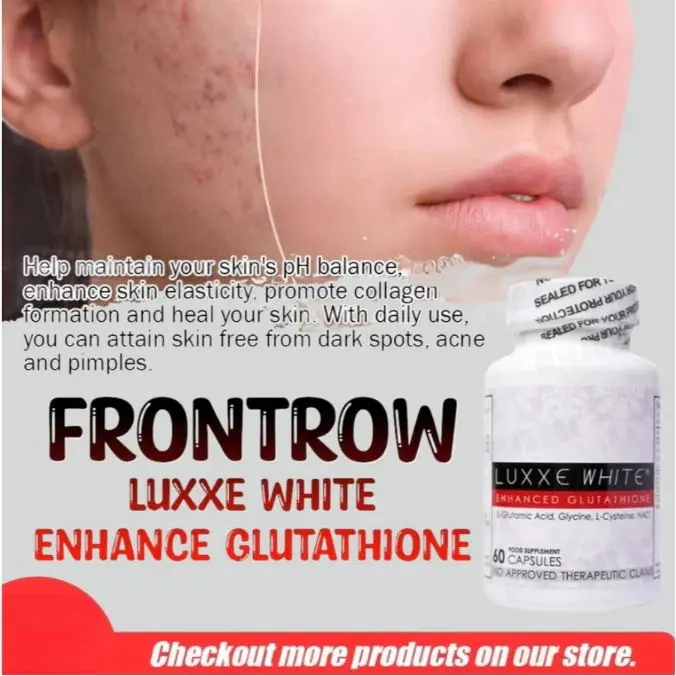 LUXXE WHITE Glutathione Capsules 60pcs - Skin Whitening Anti-Aging Treatment for Acne & Blemishes - Enhances Skin Tone & Promotes Youthful Skin - TikTok Shop Philippines LUXXE WHITE Glutathione Capsules 60pcs - Skin Whitening Anti-Aging Treatment for Acne & Blemishes - Enhances Skin Tone & Promotes Youthful Skin - TikTok Shop Philippines