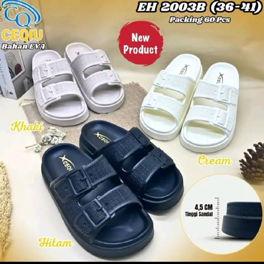 Sandal selop cewek Ceqiu EH2003B ( 36-41 )