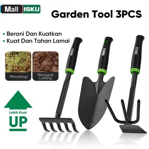 ISKU Garden Tool 3PCS Set Alat Berkebun 3in1 Kuat Tahan Lama Anti Karat Multifungsi Berkebun Memancing Bahan Baja Karbon Kokoh Desain Ergonomis