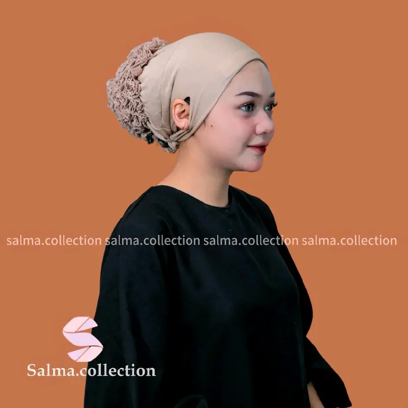 Paket hemat 2pcs Ciput turki anti slip dalaman kerudung wanita 2