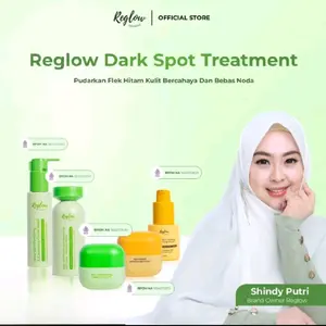 Reglow dr Shindy Skincare Paket Glowing 5IN1 (Facial Wash, New Skin Purifying & Balancing 2In1 Toner - Micellar Water , New Perfect Glowing Serum ,New Rejuvenating Intensive Day Cream , New Intensive Whitening Night Cream