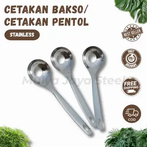 CETAKAN BAKSO / CETAKAN PENTOL STAINLESS STEEL - TEBAL DAN KUAT