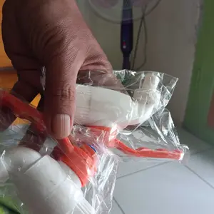 Kran PVC JUMBO drat KUNINGAN - KRAN AIR PVC BODY BESAR 1/2 & 3/4 INCH - KRAN SUPER TEBAL BODY BESAR KUAT DIBANTING TIDAK MUDAH PATAH Plastik