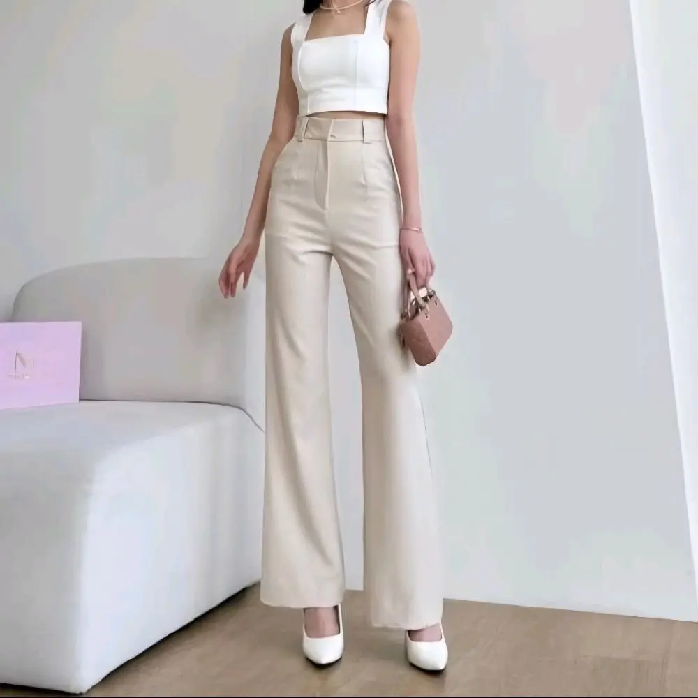 Gigi Cutbray Highwaist Pants / Cutbray Flare Pants / Celana Cutbray Wanita