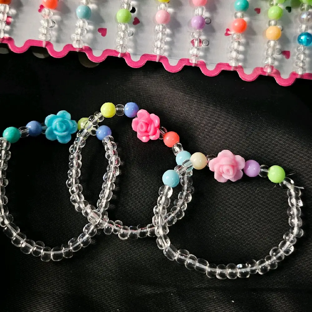 Gelang Mute Manik Karakter Tali Karet harga /1lusin (12pcs)