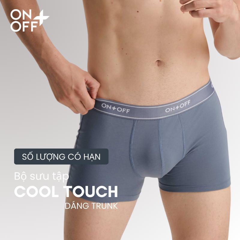 Quần lót nam dáng trunk cotton cool thấm hút mồ hôi - ONOFF 18UO25A415, 18UO24A212