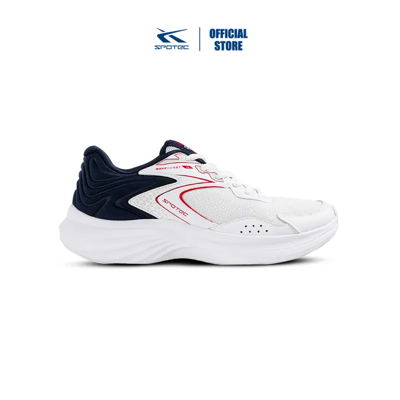 Spotec Running Orbit  Sepatu Lari Pria Wanita Putih - Biru Tua 2