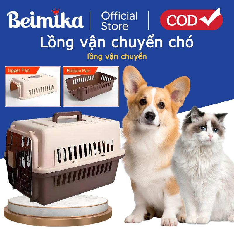 Lồng vận chuyển chó Lồng Hàng Không Dành Cho Chó Mèo Lồng Vận Chuyển Thú Cưng