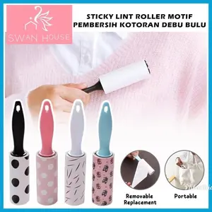 Roller pembersih bulu baju roller bulu kucing anjing roller debu alat pembersih debu /  roller pembersih bulu kucing / roll pembersih bulu kucing  DMO AB03