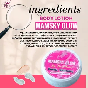 Handbody lotion double whitening MAMSKY GLOW Pencerah Kaki Tangan Tubuh