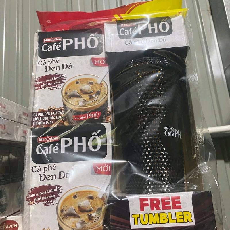 Cà phê phố đen hộp 2 hộp tặng ly kim cương
