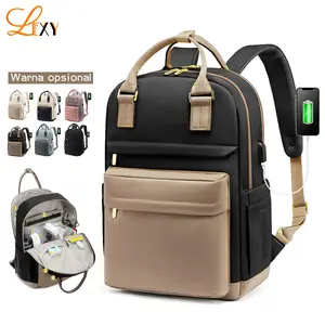 LEXY Tas Ransel Wanita Laptop 15.6–16 Inch Anti Air | Kapasitas Besar | Untuk Kerja & Kuliah Sekolah