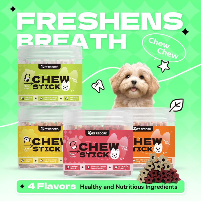 Dentalstick untuk Anjing - Dog Treats - Snack Anjing - Pembersih Gigi Anjing - Penghilang Bau Mulut dan Gigi Anjing tongkat tumbuh gigi anjing 1