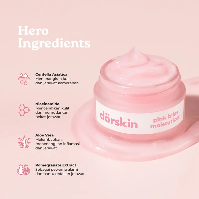 [PAKET TUNTAS BEKAS JERAWAT PIE PIH] Pink Bliss Moisturizer + BeterSkin Spot Savior Serum 3
