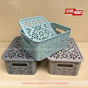 ( 6 PCS ) KERANJANG TUTUP YANGYANG | KERANJANG PARCEL | KERANJANG SERBAGUNA | KERANJANG BUAT HAMPERS | KERANJANG
