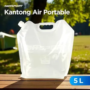 Tas Kantong Plastik Air Camping Jerigen Lipat Water Bag Portable 5 Liter 5L