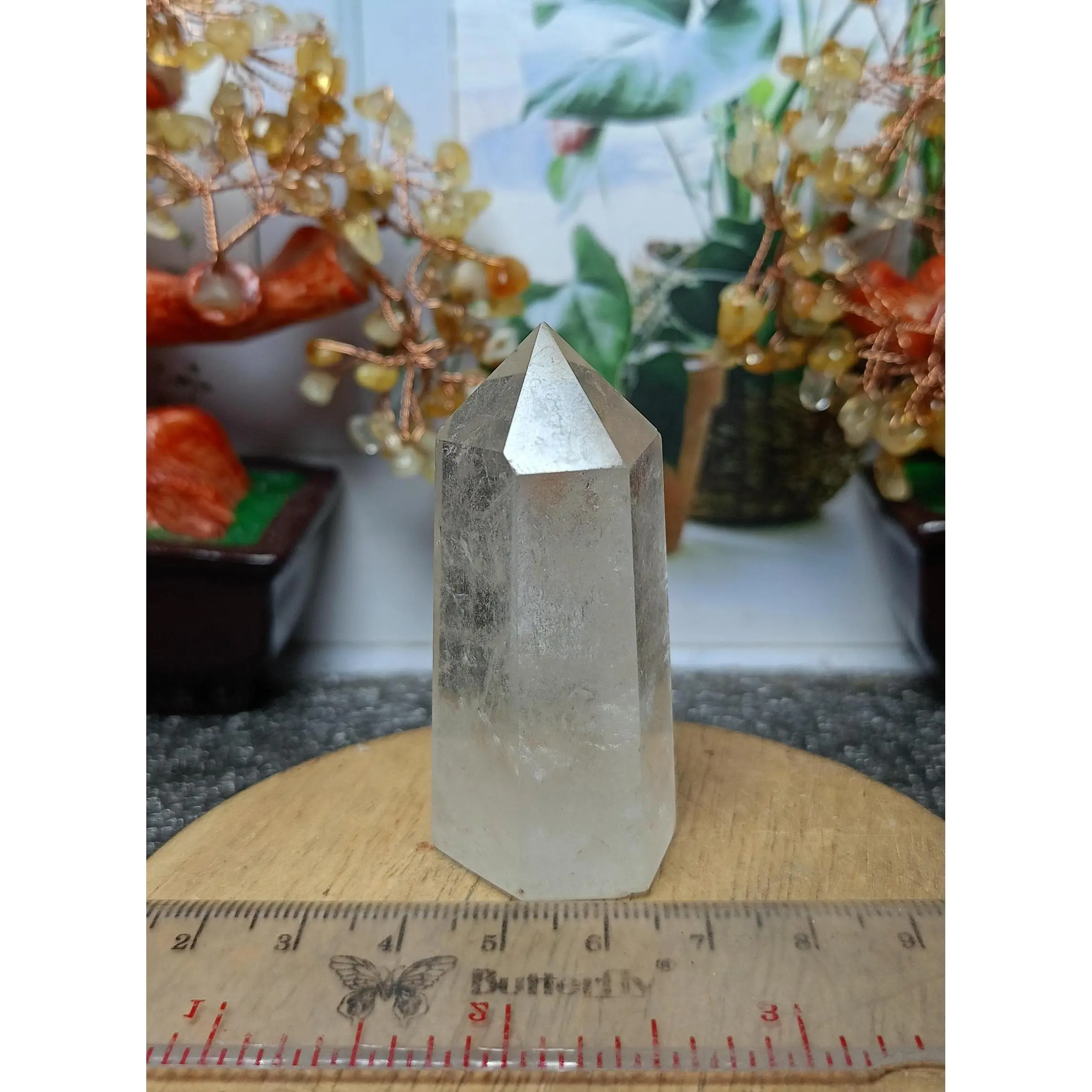 Batu Natural Tower Clear Quartz (18) Asli batu alam