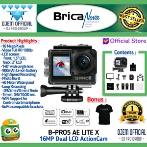 Brica B-PRO5 Alpha Edition Lite X Full HD Action Camera Brica BPRO5 AE LiteX ActionCam Brica BPRO5 AE Lite X BPRO 5 AE LiteX AELX