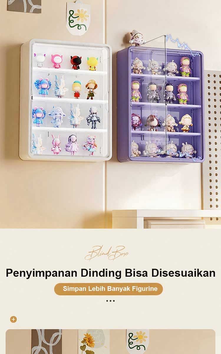 【COD】Kotak Pajangan Transparan / Rak Dinding Minimalis Modern untuk Mainan / Etalase Figura Akrilik / Rak Kosmetik Gantung / Kabinet Dinding Blind Box 【COD】Kotak Pajangan Transparan / Rak Dinding Minimalis Modern untuk Mainan / Etalase Figura Akrilik / Rak Kosmetik Gantung / Kabinet Dinding Blind Box
