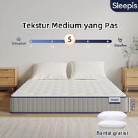 Gambar Sleepis Kasur Gulung Pegas Pocket Springbed anti lembab Anti Bising matras Free Bantal Ukuran,90x200 , 120x200, 160x200 , 180x200 - 90 * 200 cm dari Sleepis Shop Kab. Tangerang 3 Tokopedia