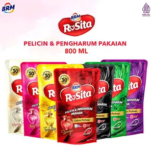 BRM RoSita Pelicin & Pengharum Pakaian 800 ML - Aroma Menarik untuk Pakaian Anda