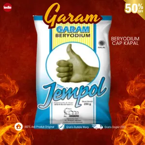 Garam Dapur Beryodium Cap Jempol 250 gram Original
