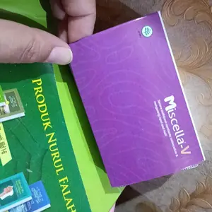 Miscella-V - Bantu Lancarkan Siklus & Nyeri Wanita - 60 Kapsul - Manjakani - Kunyit - Jinten Hitam - Serai