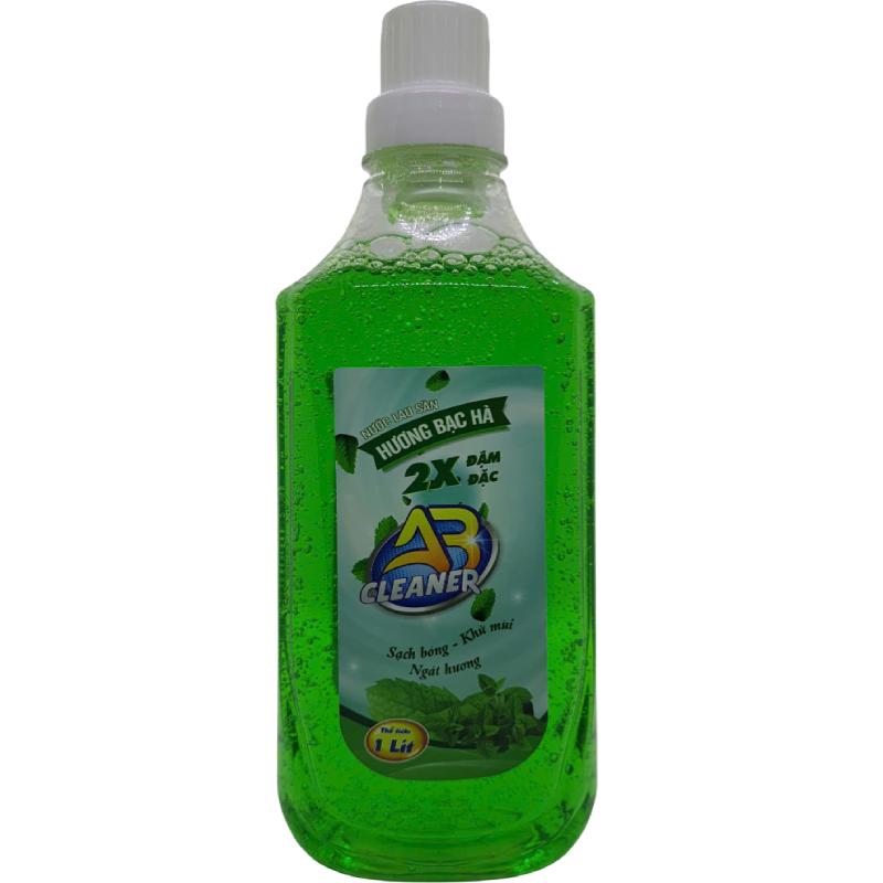 Nước Lau Sàn AB Cleaner Hương Bạc Hà 1L Làm Sạch