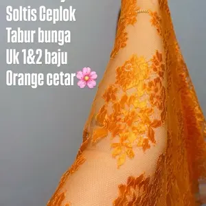 Ceplok Tabur || Kain Kebaya Metalic Glossy