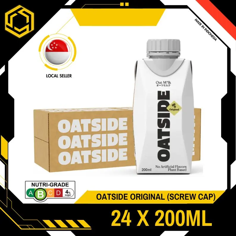 [SCREW CAP] OATSIDE Barista Edition Oat Milk 200ML X 24 (TETRA)   (New Stock)
