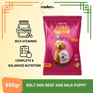 Bolt Dog Makanan Anjing Beef and Milk Puppy 800gr