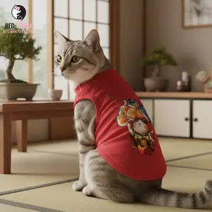 Baju Kucing Motif Maneki Neko Jepang – Outfit Lucu & Nyaman untuk Anabul Stylish