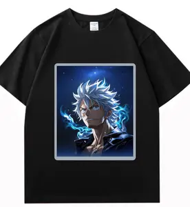Kekuatan Kucing Kaos Katun Unisex Plus 200g Karakter Anime One Piece Desain Trendi Bahan Lembut Cocok Untuk Dewasa Pria Wanita