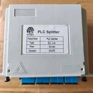 SPLITER BOX FIBER OPTIC ORIGINAL 1/2 1/4 1/8
