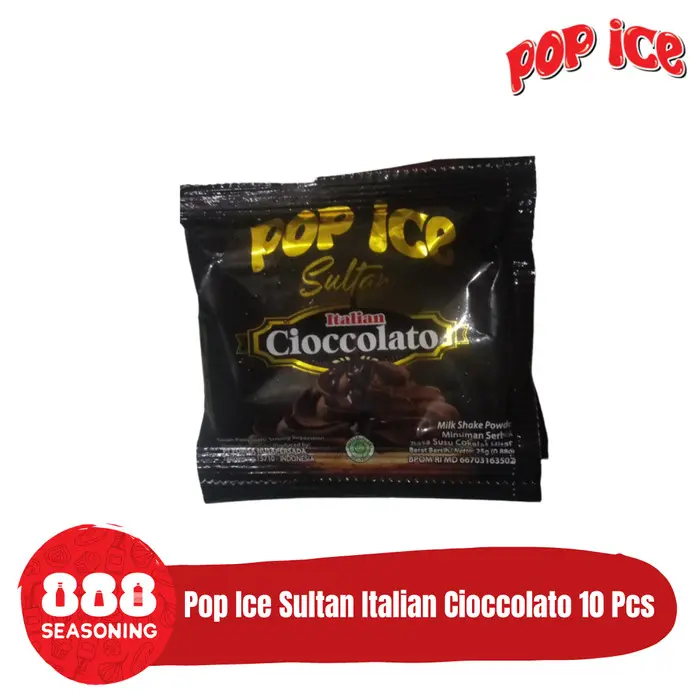 POP ICE SULTAN ITALIAN CIOCCOLATO FLAVOUR 10 SACHET - Shop | Tokopedia