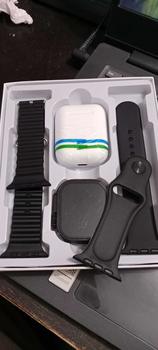 Product Review of [BELI 1 DAPAT 4] JAM SMARTWATCH I8ULLTTRA 2 TALI -TWS- JAM TANGAN FASHION - PELACAK KALORI - PELACAK DENYUT JANTUNG from A**k l**t 0