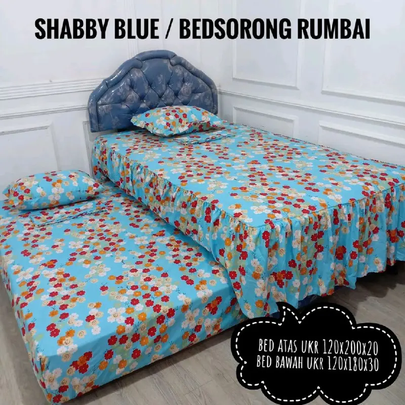 sprei bedsorong rumbai | Sprei double bed 3