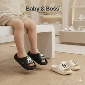 Baby & Boss - Sandal Selop Anak Laki Laki Baby Boys Kekinian Terbaru EVA Empuk Premium Anti Slip Size 20-25