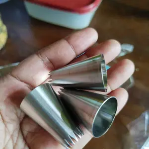 Spuit 6B Import Stainless Tanpa Sambungan Nastar Semprit Sagu Churros