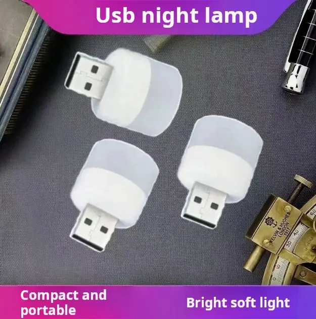 Đèn Ngủ USB, Đèn Ngủ Bảo Vệ Mắt Phòng Ngủ, Đèn Bàn Nhỏ Đèn Mini, Đèn Dự Phòng, Đèn Tròn Nhỏ Đế Không Dây đen  siêu  sàng angel  lighting cầu  pha  lê  3d wonhee  lightstick đèn  pin  trang  trí  gắn  tường 4
