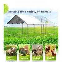 Gambar 【4.4】Kandang Ternak Ayam Bebek Kelinci Anti Angin Hujan dan UV Kapasitas Besar Dibersihkan - L100cm*W100cm*H140cm dari PaPaPet.id Kab. Tangerang 3 Tokopedia