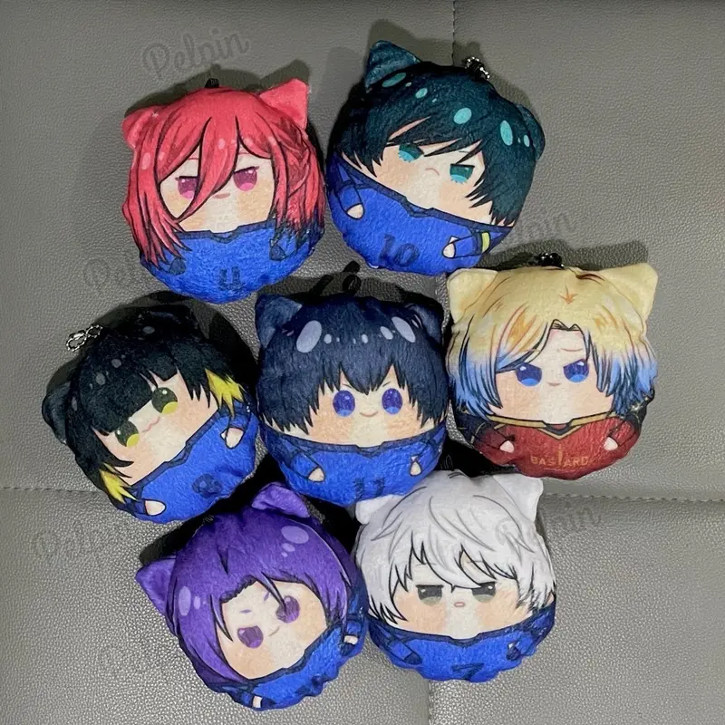boneka anime plush blue lock manjuu neko plushie rin itoshi nagi reo isagi chigiri bachira meguru kaiser bluelock 3