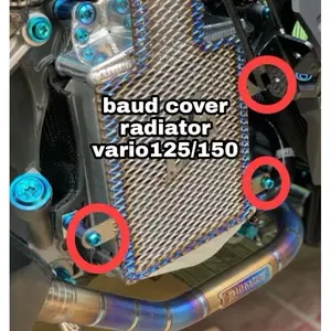 BAUT TITANIUM COVER RADIATOR VARIO NMAX PCX HARGA 1 BAUT
