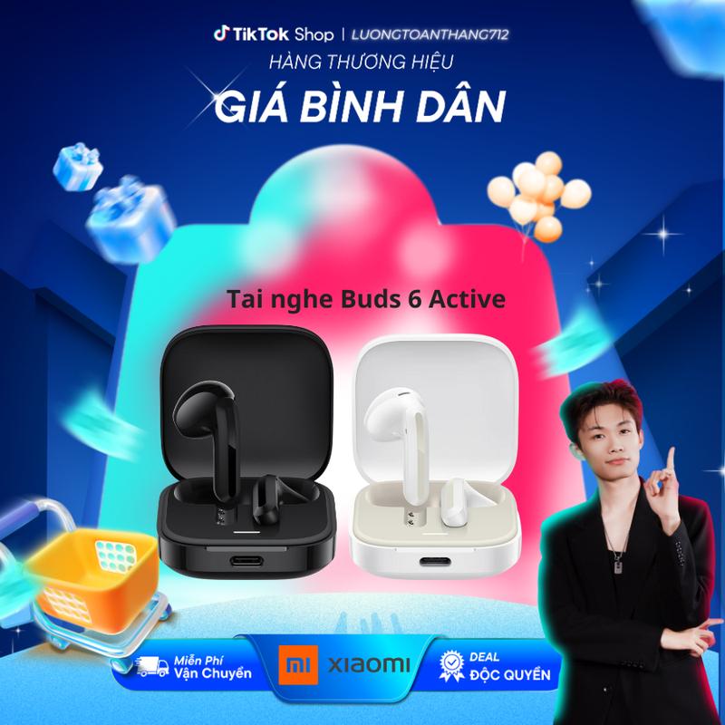 Tai Nghe Bluetooth Xiaomi Redmi Buds 6 Active - Khử ồn - phiên bản quốc tế - BH 6 tháng