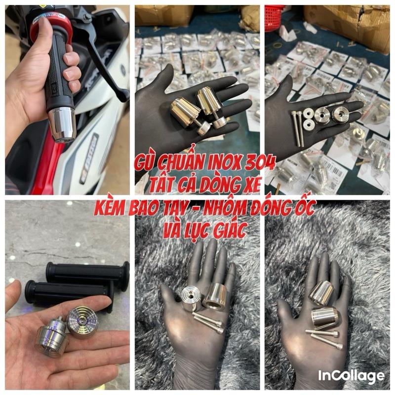 Đọc Kỉ Mô Tả Khi Mua Cặp Gù Tay Lái Tạ Tiện INOX 304 Tặng Bao Tay - Ốc - Nhôm Đóng Không Gắn được Cho Ab - Vison Đời Cao Gắn Mọi Dòng Xe