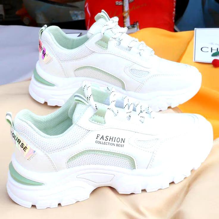 Sepatu Wanita Sneaker Putih terbaru 2025 Korean Style Terbaru 2024 Casual Shoes sport Kasual Cewek sekolah 6